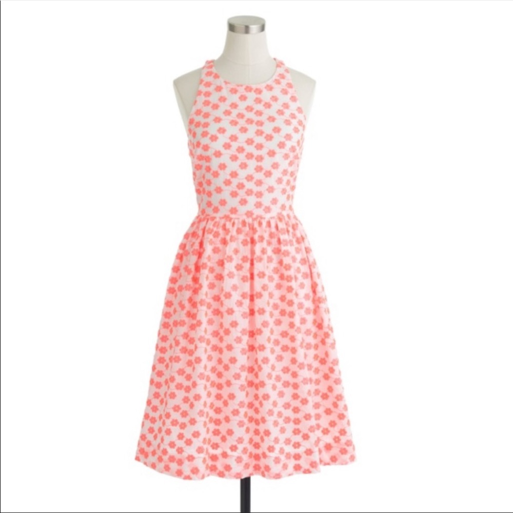 JCREW New Embroidered Racerback Dress S9